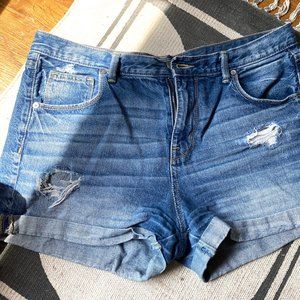Mossimo Supply Co. Denim Boyfriend Midi Shorts
